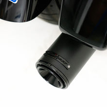 Load image into Gallery viewer, RINEHART RACING 2017-Later HP45 XL 4.5" Midnight Series Touring Mufflers Black with Black End Caps