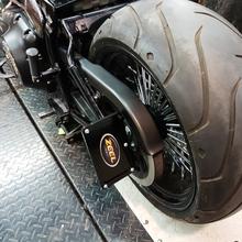 Load image into Gallery viewer, Zeel Side mount license plate bracket - HARLEY Softail