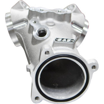 S&S CYCLE Intake Manifold - M8 - 55 mm - Silver