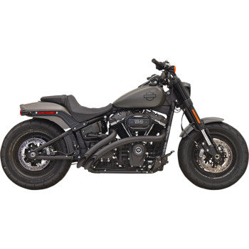 BASSANI XHAUST Sweeper Exhaust - Black - Bolt