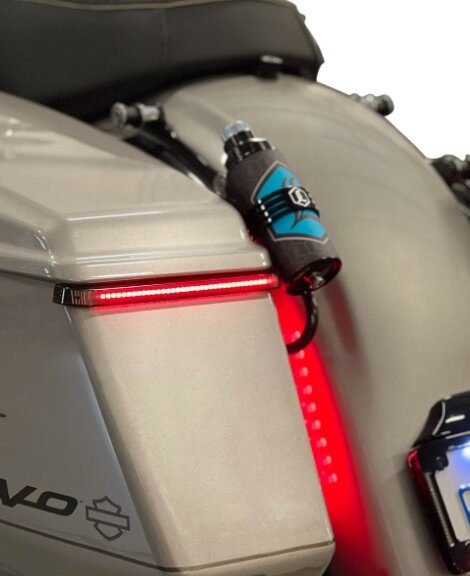 CUSTOM DYNAMICS LED Saddlebag Light - Low-Profile - Red