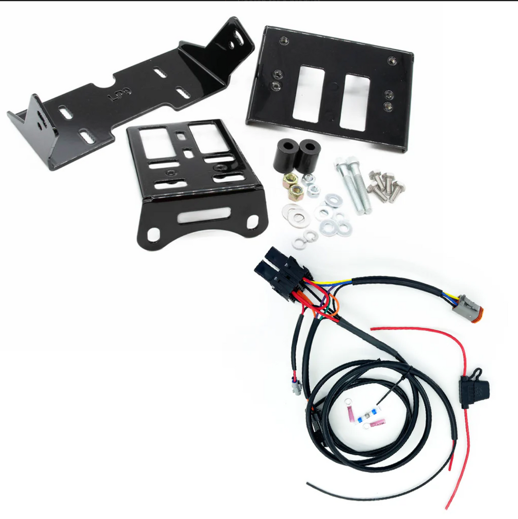 A10 Moto Low Rider S LP9 Combo Kit Fits MS Road Warrior Fairing#7421 Bracket Kit w/ Harness for LP9 Pro