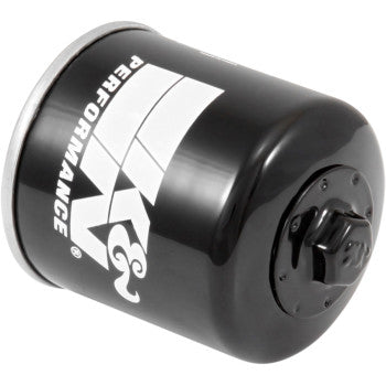 K&N SPIN-ON OIL FILTER WITH TOP NUT BLACK Street XG