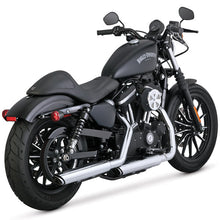 Load image into Gallery viewer, Vance &amp; Hines Twin Slash 3&quot; Round Slip Ons Sportster Chrome
