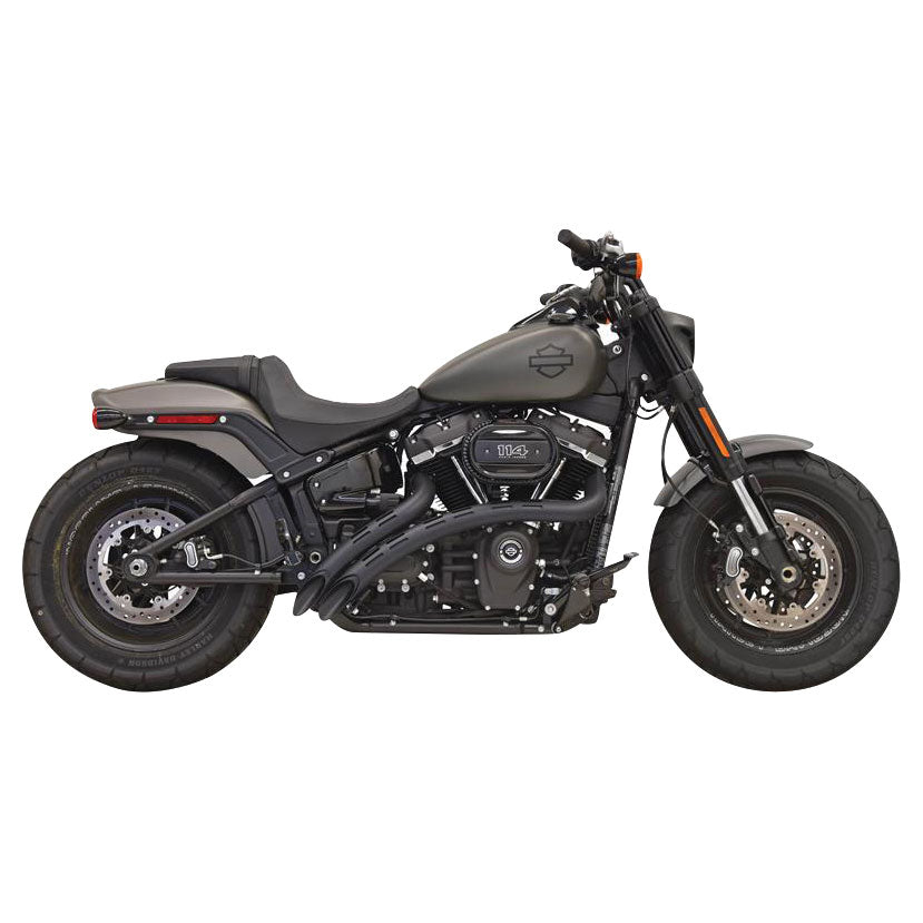 Bassani Radius Sweeper Slotted Full Exhaust System Softail