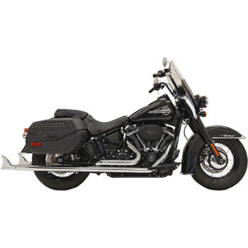 BASSANI XHAUST Fishtail Exhaust with Baffle - 33