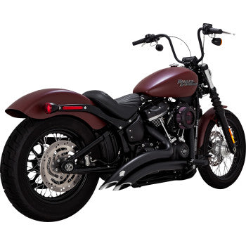 VANCE & HINES Big Radius PCX - Black Softail (Narrow tires)